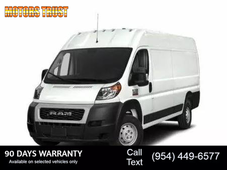 Image of 2021 RAM PROMASTER CARGO VAN 3500 HIGH ROOF EXTENDED VAN 3D