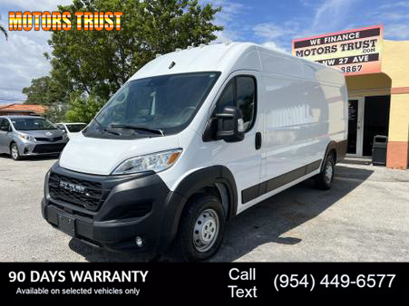 Image of 2023 RAM PROMASTER CARGO VAN 3500 HIGH ROOF EXTENDED VAN 3D