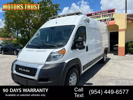 Image of 2021 RAM PROMASTER CARGO VAN 2500 HIGH ROOF VAN 3D