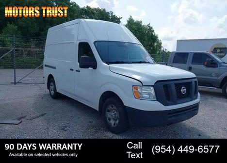 Image of 2017 NISSAN NV2500 HD CARGO S VAN 3D