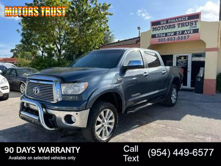 Image of 2010 TOYOTA TUNDRA CREWMAX LIMITED PICKUP 4D 5 1/2 FT