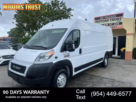 Image of 2021 RAM PROMASTER CARGO VAN 3500 HIGH ROOF EXTENDED VAN 3D