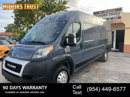 Image of 2020 RAM PROMASTER CARGO VAN 3500 HIGH ROOF EXTENDED VAN 3D