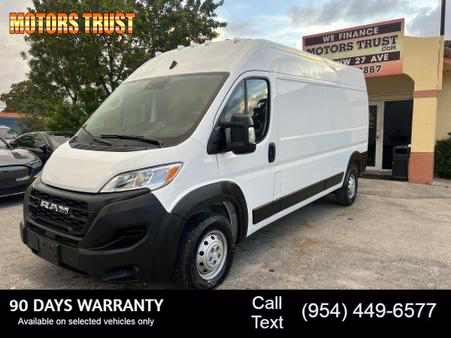 Image of 2023 RAM PROMASTER CARGO VAN 2500 HIGH ROOF VAN 3D