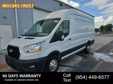 Image of 2021 FORD TRANSIT 350 CARGO VAN EXTENDED LENGTH HIGH ROOF VAN 3D