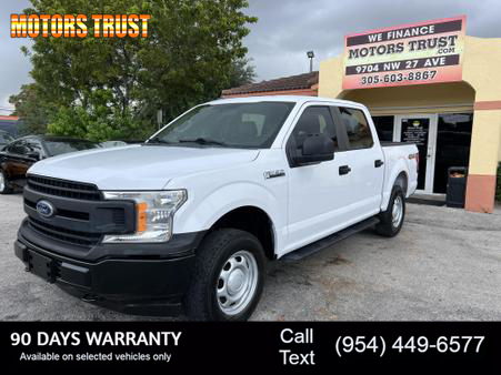 Image of 2018 FORD F150 SUPERCREW CAB XL PICKUP 4D 5 1/2 FT