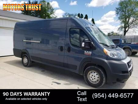 Image of 2021 RAM PROMASTER CARGO VAN 3500 HIGH ROOF EXTENDED VAN 3D