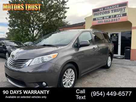 Image of 2014 TOYOTA SIENNA XLE MINIVAN 4D