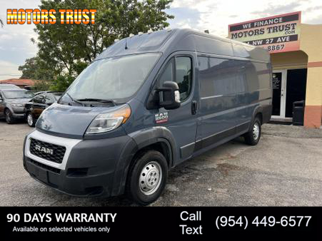 Image of 2019 RAM PROMASTER CARGO VAN 3500 HIGH ROOF EXTENDED VAN 3D