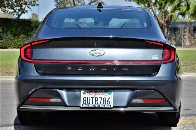 2021 HYUNDAI SONATA HYBRID BLUE SEDAN 4D