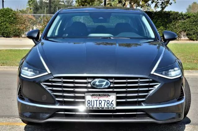 2021 HYUNDAI SONATA HYBRID BLUE SEDAN 4D