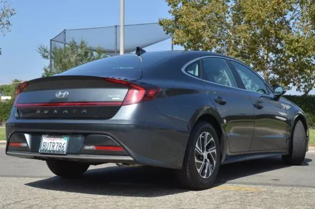 2021 HYUNDAI SONATA HYBRID BLUE SEDAN 4D