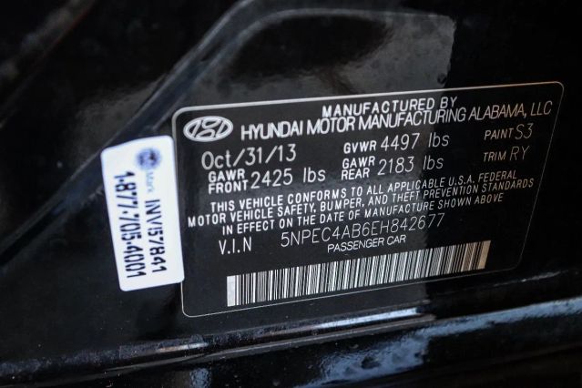 2014 HYUNDAI SONATA SE SEDAN 4D