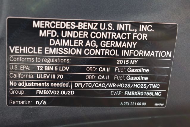 2015 MERCEDES-BENZ C-CLASS C 300 SEDAN 4D