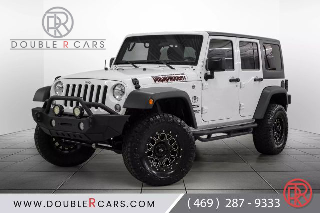 Image of 2016 JEEP WRANGLER UNLIMITED SPORT SUV 4D 6 SPEED MANUAL! W/UPGRADES!