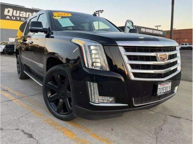 2017 CADILLAC ESCALADE ESV LUXURY SPORT UTILITY 4D