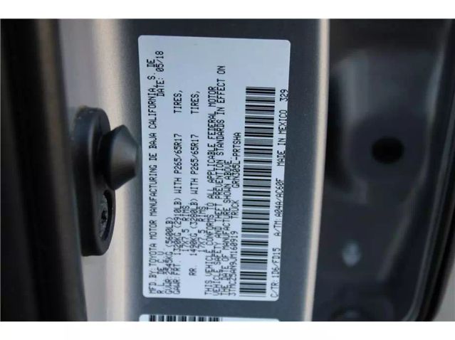 2018 TOYOTA TACOMA DOUBLE CAB TRD SPORT PICKUP 4D 5 FT