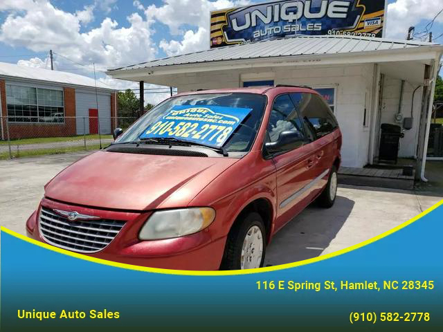 USED CHRYSLER VOYAGER 2001 for sale in Hamlet, NC Unique