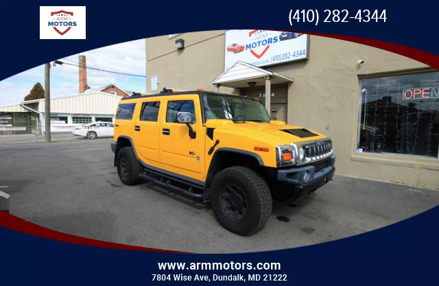 USED HUMMER H2 2003 for sale in Dundalk  MD  Arm  Motors 