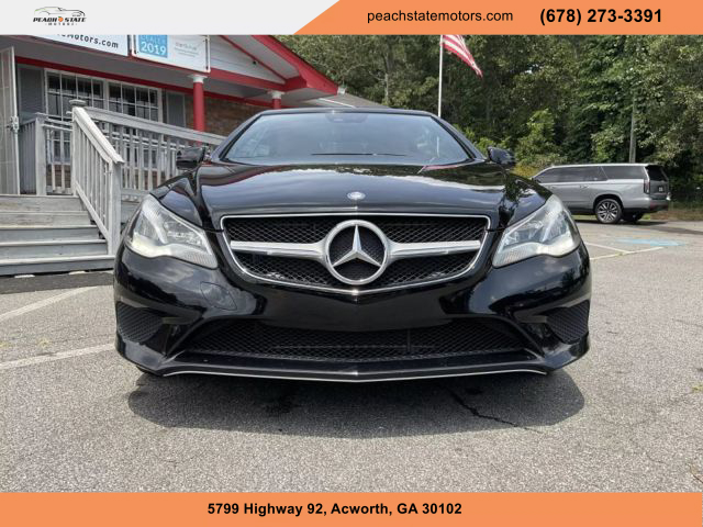 2014 MERCEDES-BENZ E-CLASS CONVERTIBLE BLACK AUTOMATIC - Peach State Motors