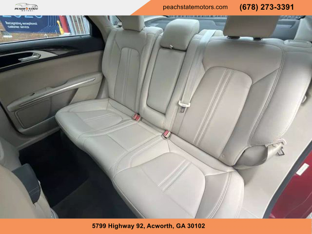 2016 LINCOLN MKZ SEDAN RED AUTOMATIC - Peach State Motors