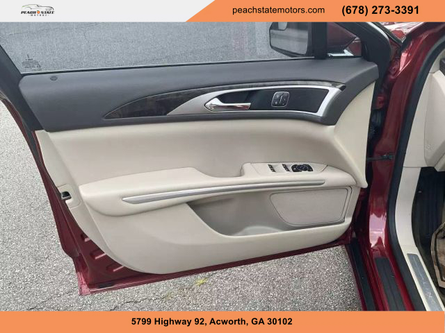 2016 LINCOLN MKZ SEDAN RED AUTOMATIC - Peach State Motors