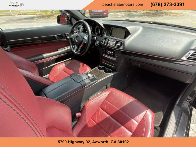 2014 MERCEDES-BENZ E-CLASS CONVERTIBLE BLACK AUTOMATIC - Peach State Motors