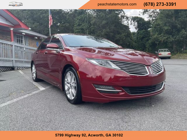 2016 LINCOLN MKZ SEDAN RED AUTOMATIC - Peach State Motors