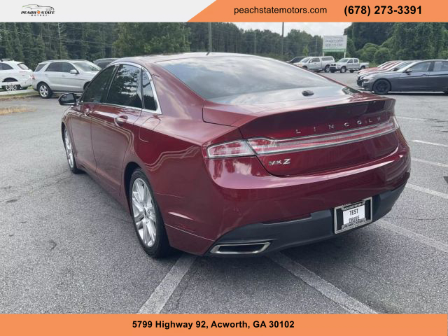 2016 LINCOLN MKZ SEDAN RED AUTOMATIC - Peach State Motors