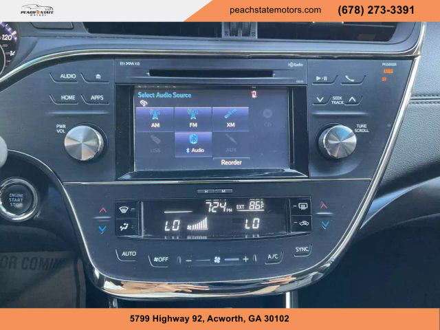 2018 TOYOTA AVALON SEDAN PURPLE AUTOMATIC - Peach State Motors