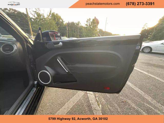 2014 VOLKSWAGEN BEETLE HATCHBACK BLACK AUTOMATIC - Peach State Motors