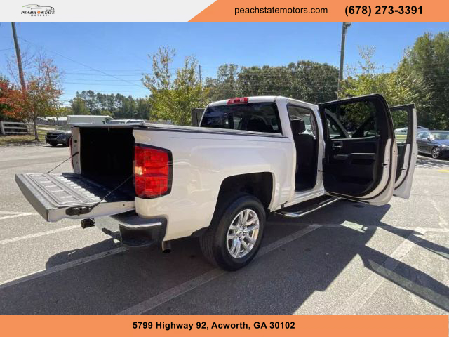 2018 CHEVROLET SILVERADO 1500 CREW CAB PICKUP WHITE AUTOMATIC - Peach State Motors