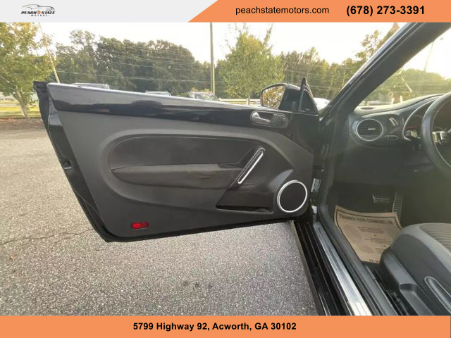 2014 VOLKSWAGEN BEETLE HATCHBACK BLACK AUTOMATIC - Peach State Motors