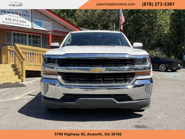 2018 CHEVROLET SILVERADO 1500 CREW CAB PICKUP WHITE AUTOMATIC - Peach State Motors