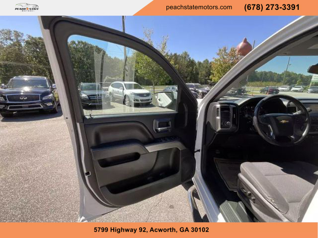 2018 CHEVROLET SILVERADO 1500 CREW CAB PICKUP WHITE AUTOMATIC - Peach State Motors