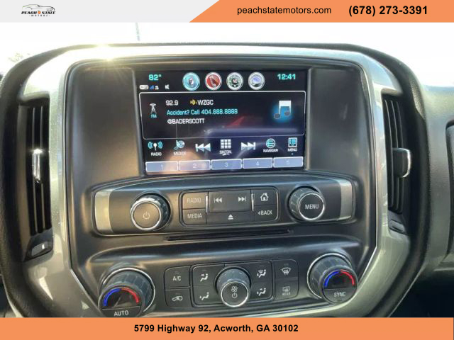 2018 CHEVROLET SILVERADO 1500 CREW CAB PICKUP WHITE AUTOMATIC - Peach State Motors