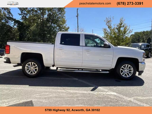 2018 CHEVROLET SILVERADO 1500 CREW CAB PICKUP WHITE AUTOMATIC - Peach State Motors