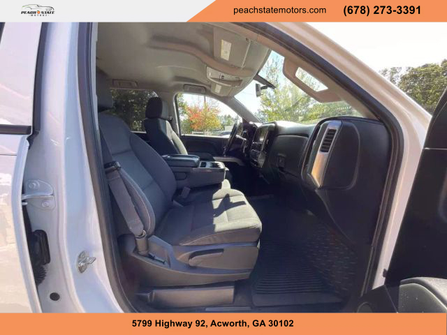 2018 CHEVROLET SILVERADO 1500 CREW CAB PICKUP WHITE AUTOMATIC - Peach State Motors