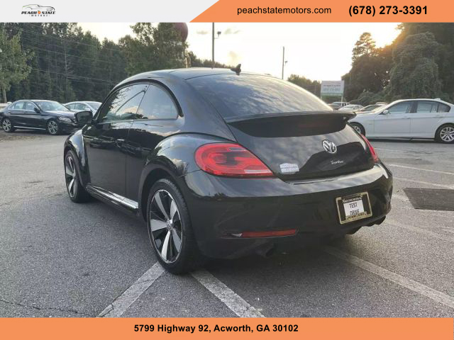 2014 VOLKSWAGEN BEETLE HATCHBACK BLACK AUTOMATIC - Peach State Motors