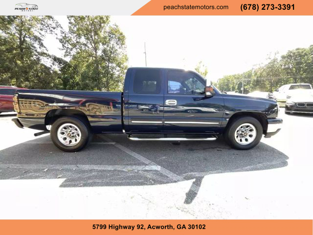 2006 CHEVROLET SILVERADO 1500 EXTENDED CAB PICKUP BLUE AUTOMATIC - Peach State Motors