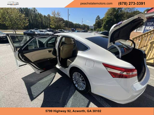 2013 TOYOTA AVALON SEDAN WHITE AUTOMATIC - Peach State Motors