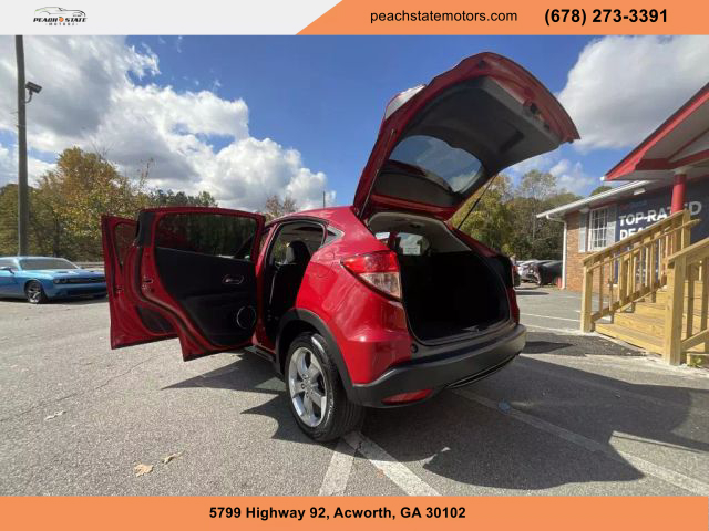 2017 HONDA HR-V SUV RED AUTOMATIC - Peach State Motors