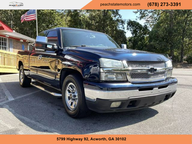 2006 CHEVROLET SILVERADO 1500 EXTENDED CAB PICKUP BLUE AUTOMATIC - Peach State Motors