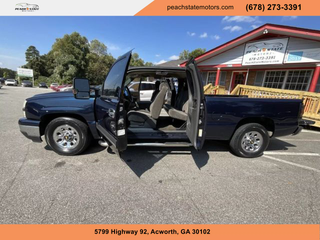 2006 CHEVROLET SILVERADO 1500 EXTENDED CAB PICKUP BLUE AUTOMATIC - Peach State Motors