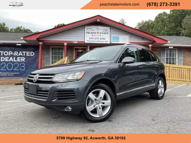 2014 VOLKSWAGEN TOUAREG SUV GRAY AUTOMATIC - Peach State Motors