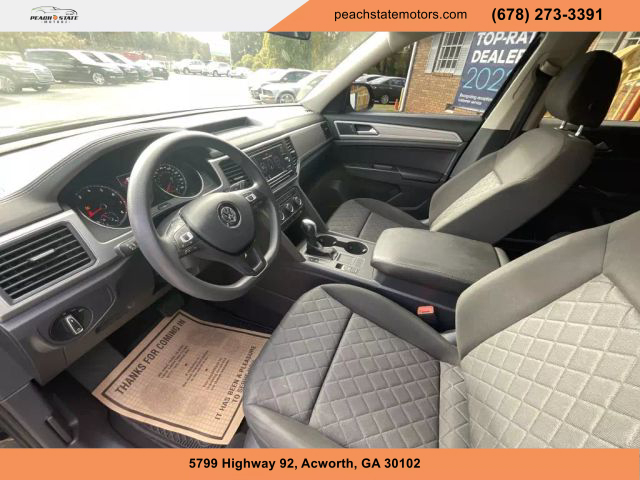 2018 VOLKSWAGEN ATLAS SUV BLACK AUTOMATIC - Peach State Motors