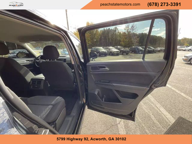 2018 VOLKSWAGEN ATLAS SUV BLACK AUTOMATIC - Peach State Motors