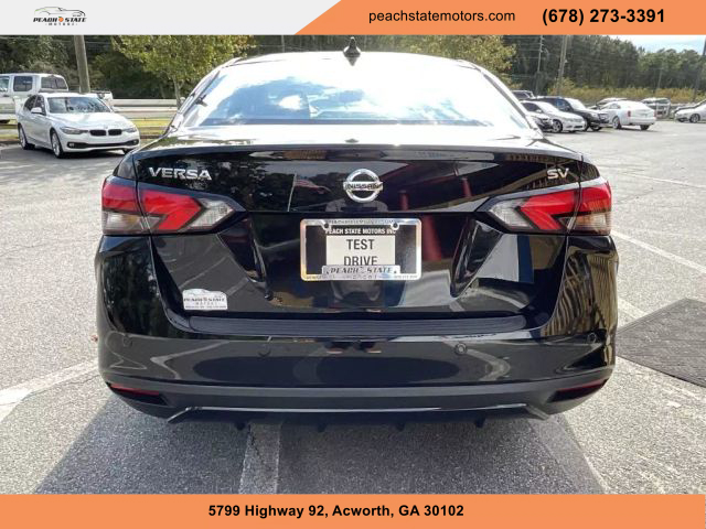 2021 NISSAN VERSA SEDAN BLACK AUTOMATIC - Peach State Motors