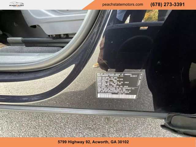 2018 VOLKSWAGEN ATLAS SUV BLACK AUTOMATIC - Peach State Motors