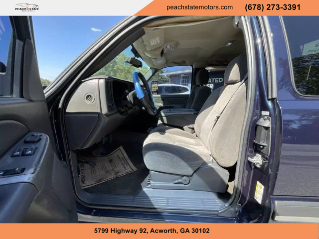 2006 CHEVROLET SILVERADO 1500 EXTENDED CAB PICKUP BLUE AUTOMATIC - Peach State Motors